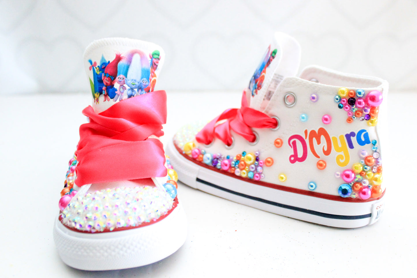 Troll shoes- Troll bling Converse-Girls Troll Shoes- Troll Converse