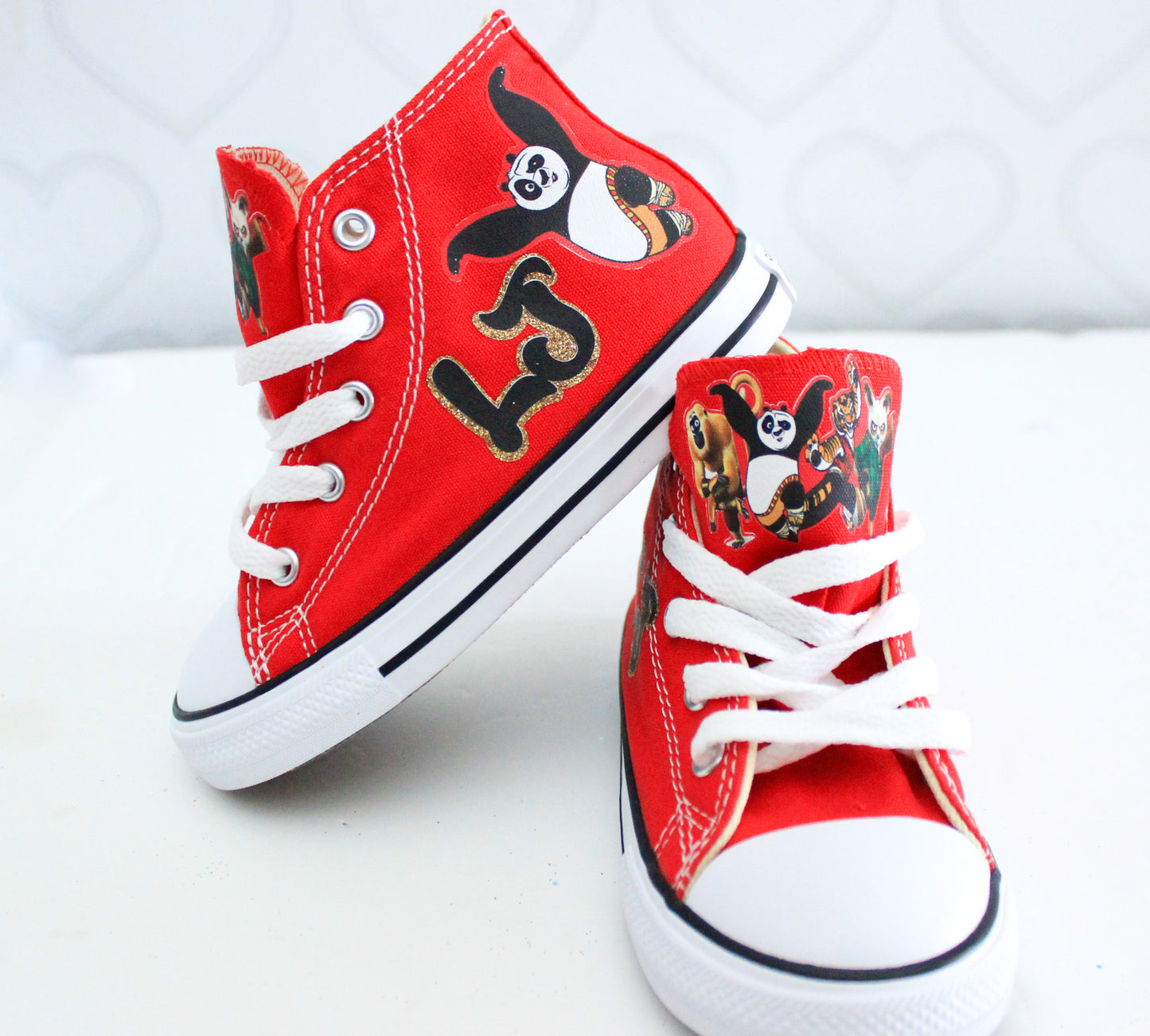 Kung Fu Panda shoes- Kung Fu Panda Converse-Boys Kung Fu Panda Shoes