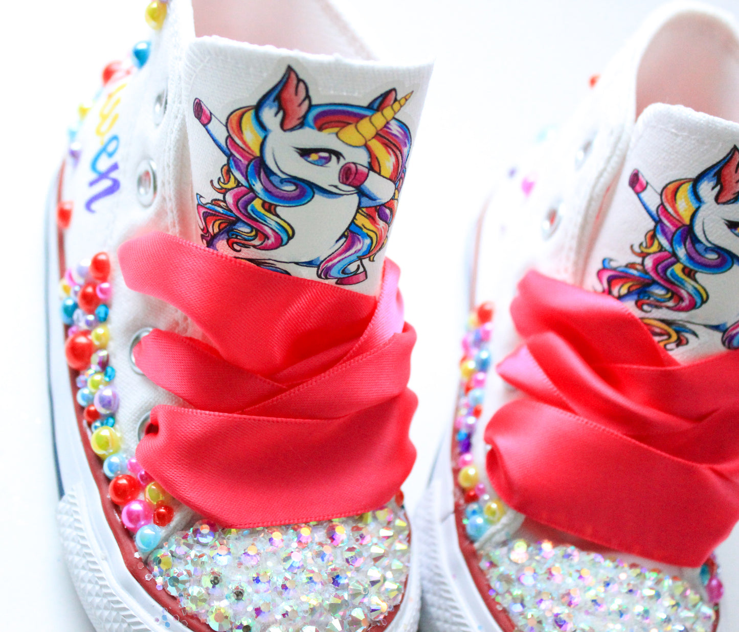 Unicorn shoes- Unicorn bling Converse-Girls Unicorn Shoes-Unicorn Converse