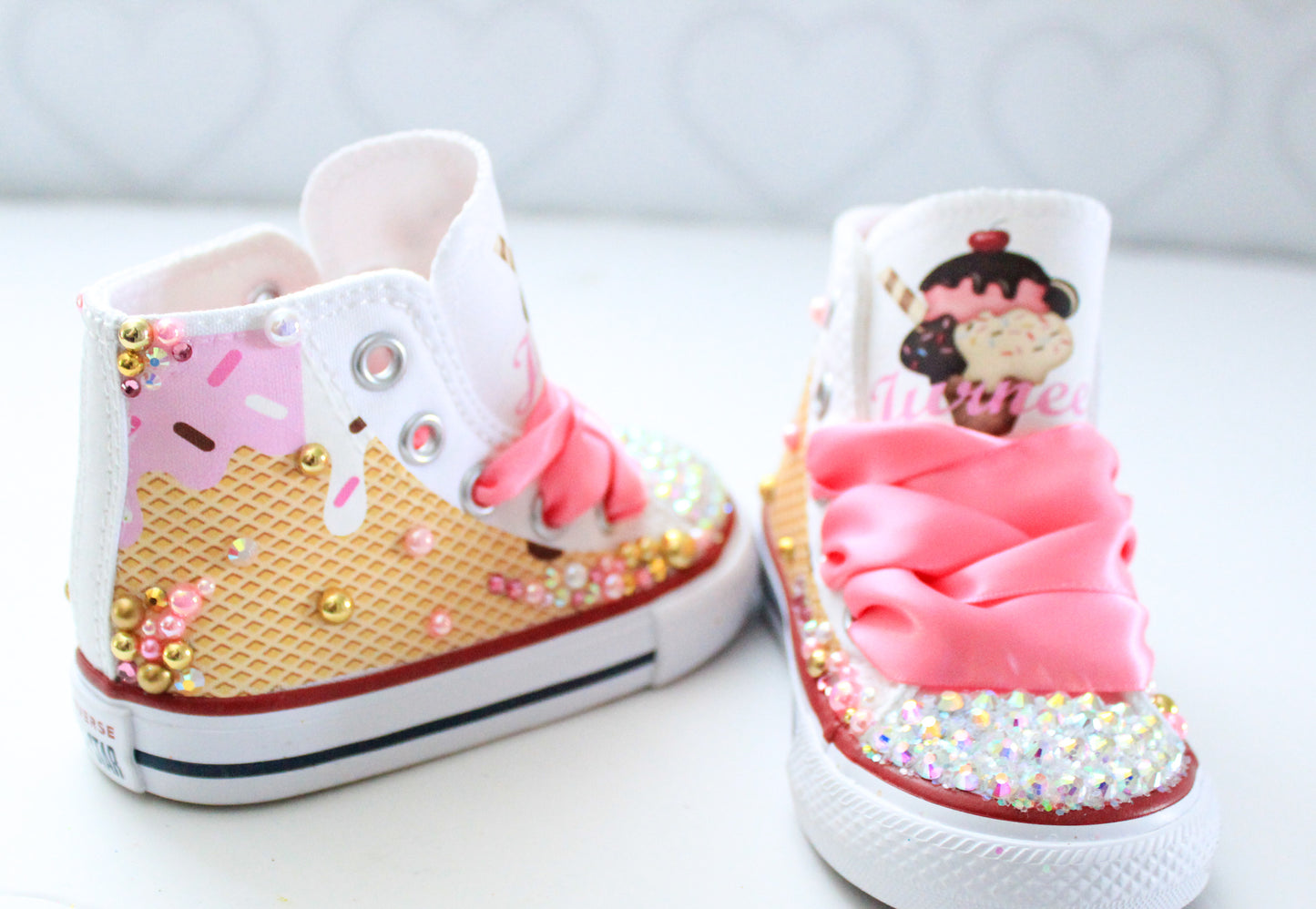 Ice cream shoes- Ice cream Converse-Girls Ice cream Shoes-Ice cream Converse-Sweet one converse- two sweet converse