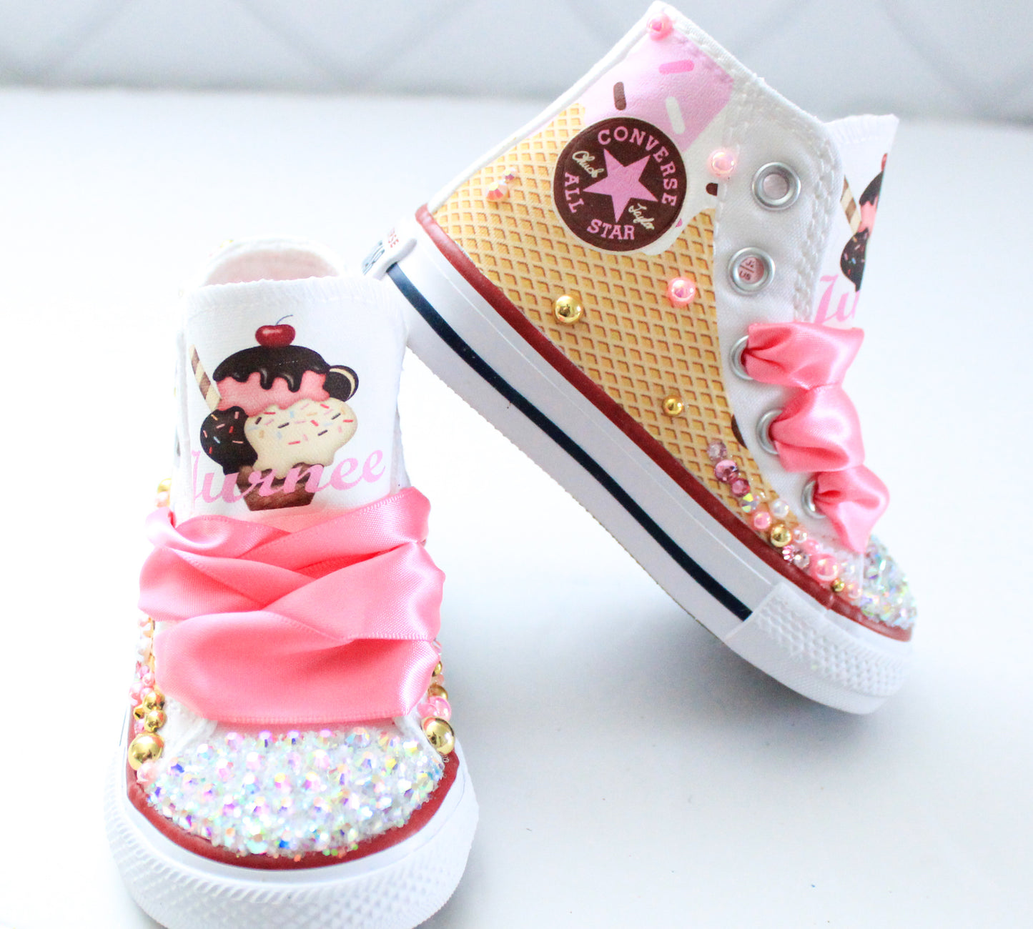 Ice cream shoes- Ice cream Converse-Girls Ice cream Shoes-Ice cream Converse-Sweet one converse- two sweet converse