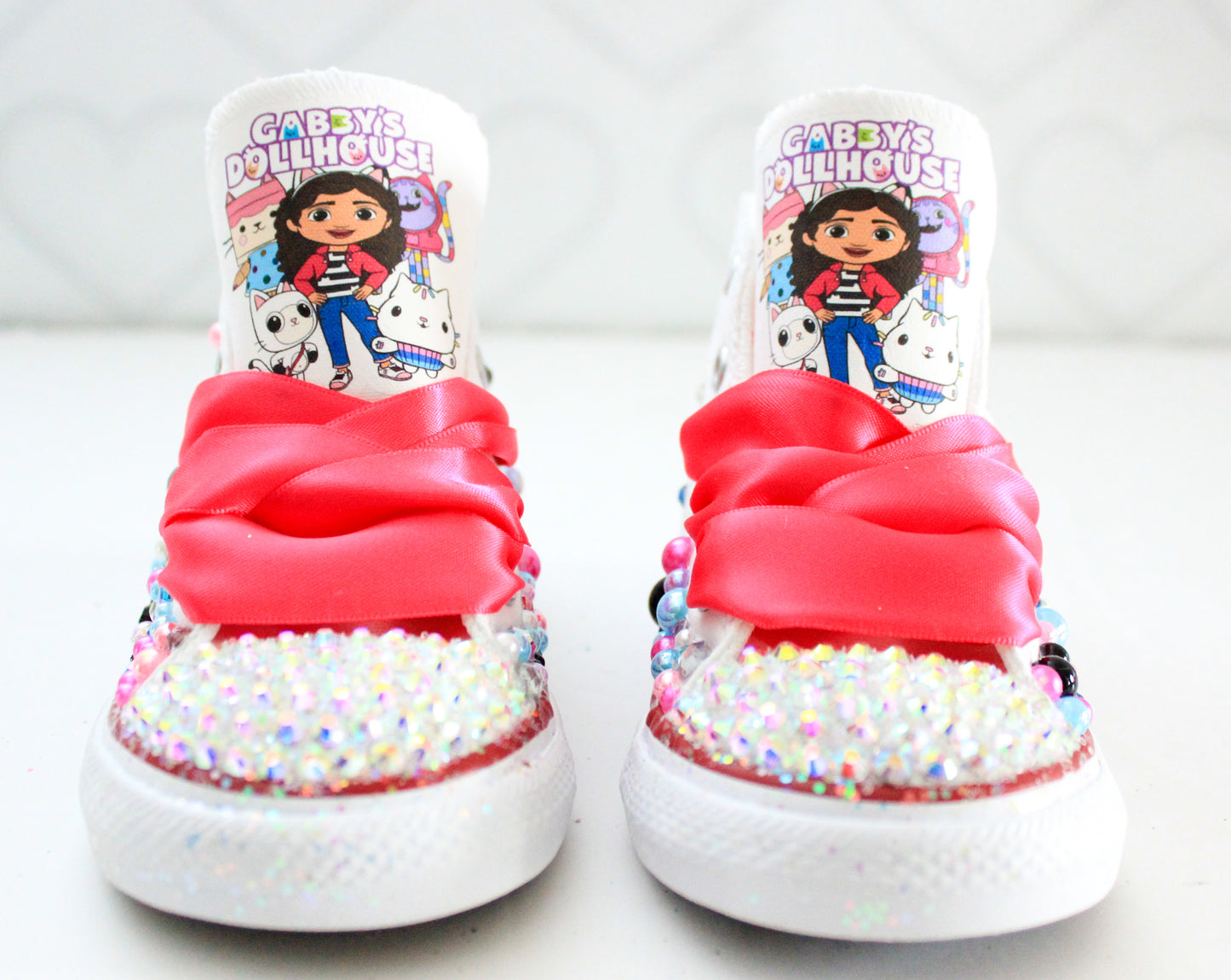 Gabby's dollhouse shoes-Gabby's dollhouse bling Converse-Girls Gabby's dollhouse Shoes-Gabby's dollhouse Converse