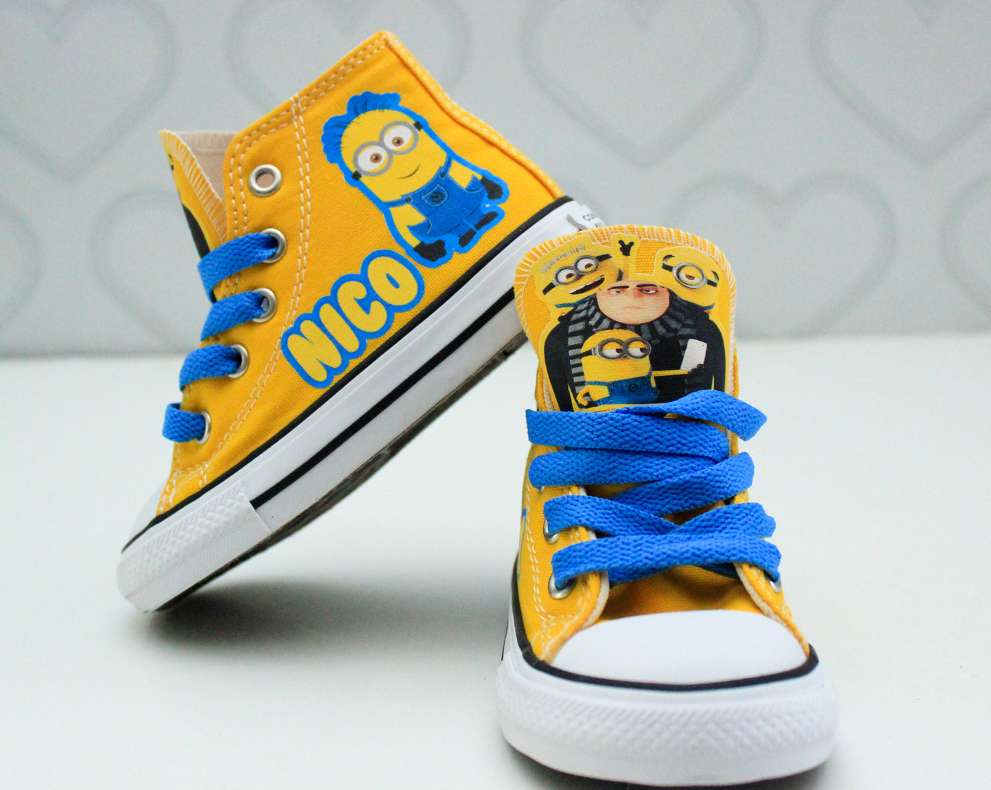 Minion shoes-Minion Converse-Boys Minion Shoes-Despicable Me converse