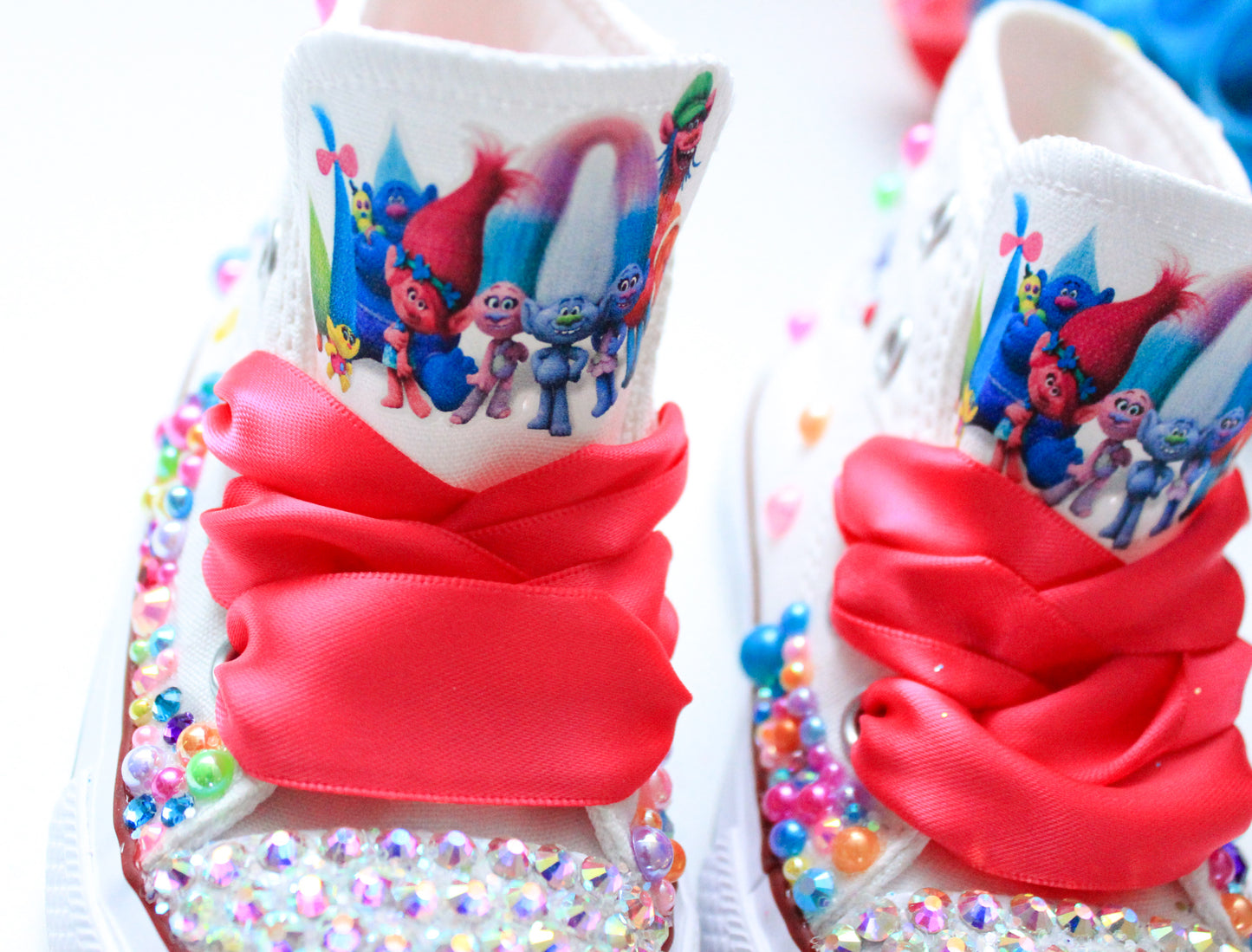 Troll shoes- Troll bling Converse-Girls Troll Shoes- Troll Converse
