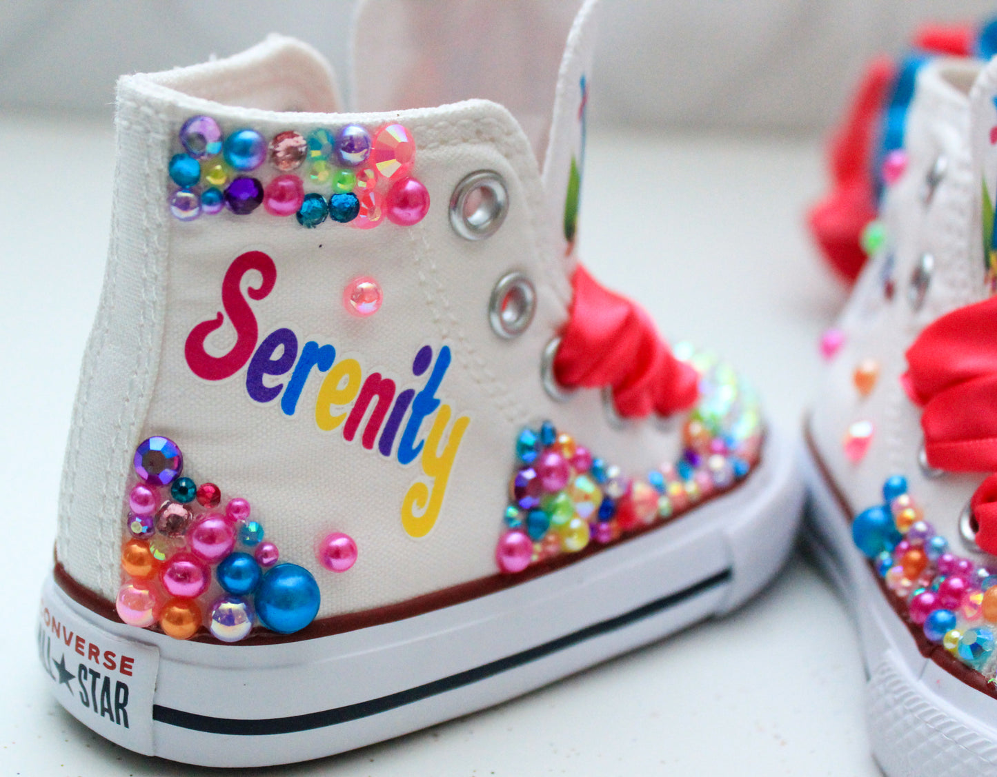 Troll shoes- Troll bling Converse-Girls Troll Shoes- Troll Converse