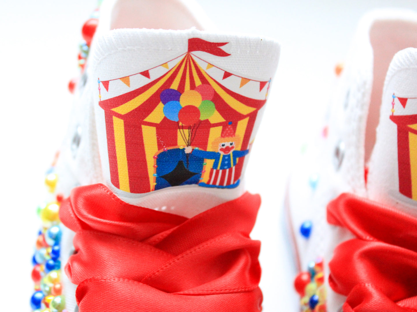 Circus shoes- Circus bling Converse-Girls Circus Shoes- Carnival Converse-Circus Converse
