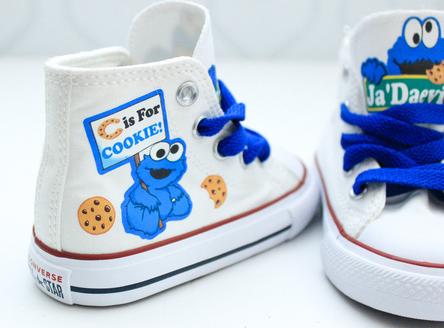 Cookie Monster shoes- Cookie Monster Converse-Boys Cookie Monster Shoes