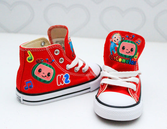 Cocomelon shoes- Cocomelon Converse-Boys Cocomelon Shoes