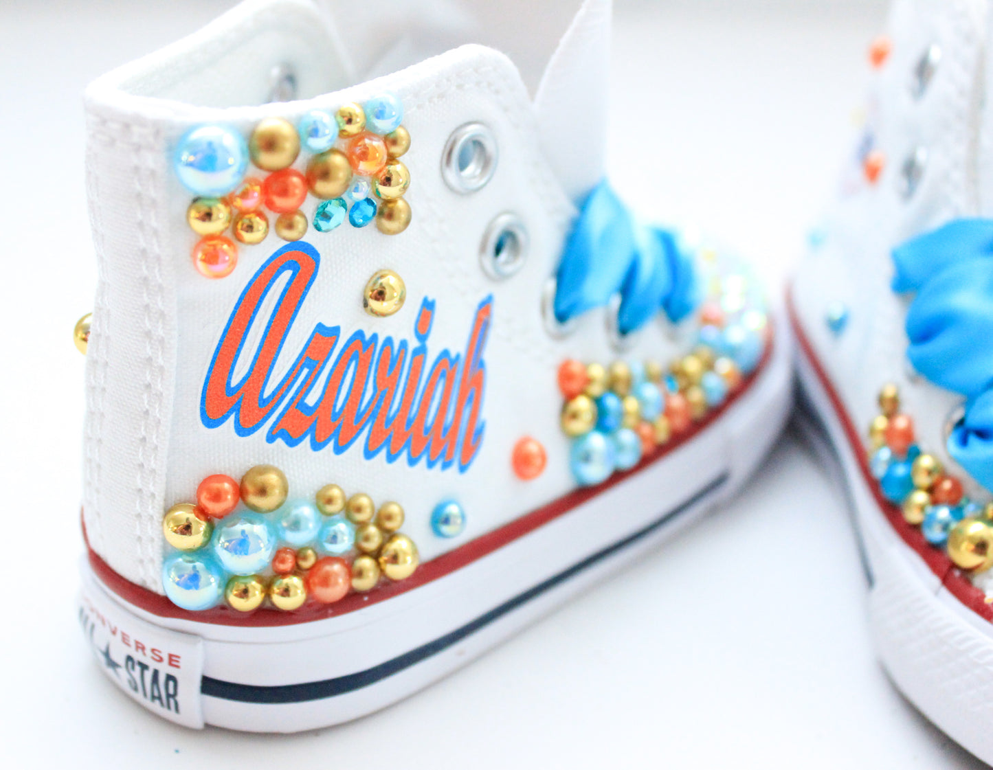 Moana shoes- Moana bling Converse-Girls Moana Shoes-Moana Converse