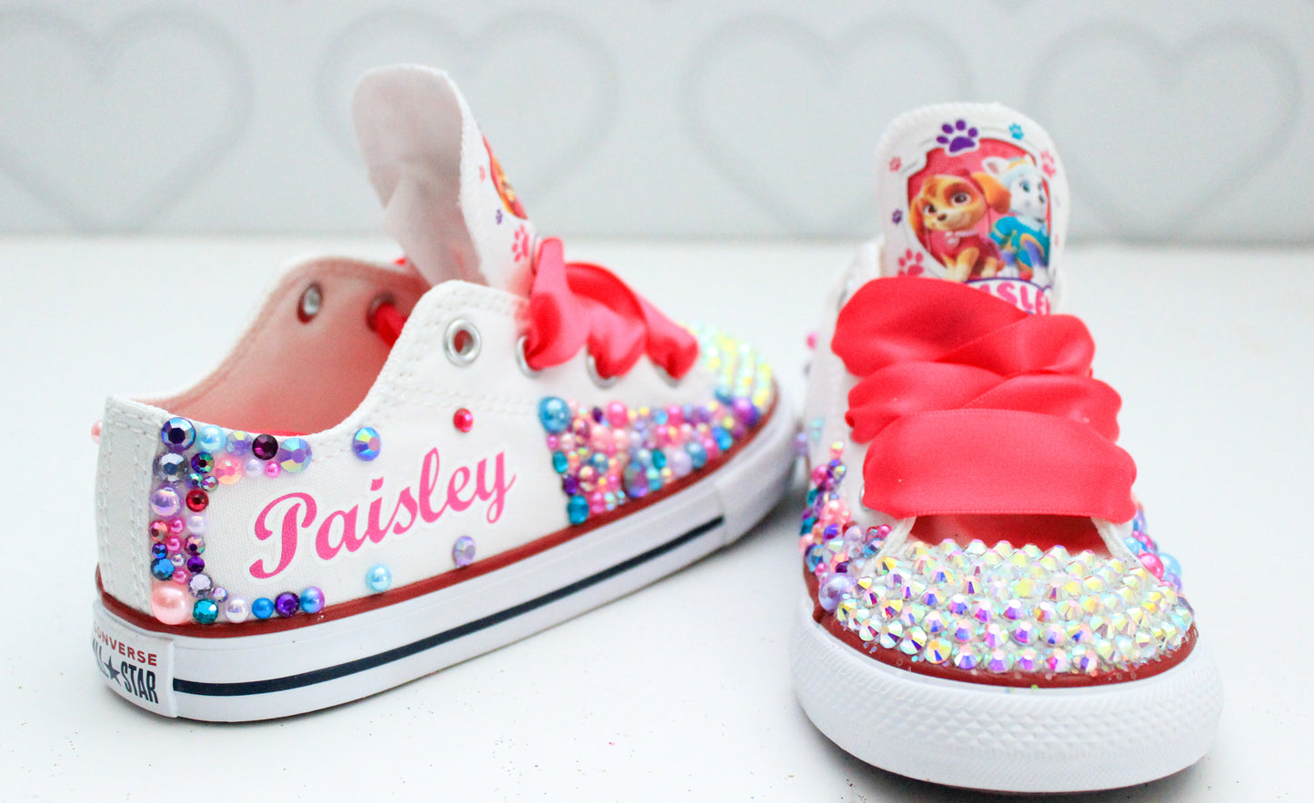 Paw patrol shoes- Paw patrol bling Converse-Girls Paw patrol Shoes-Paw patrol Converse