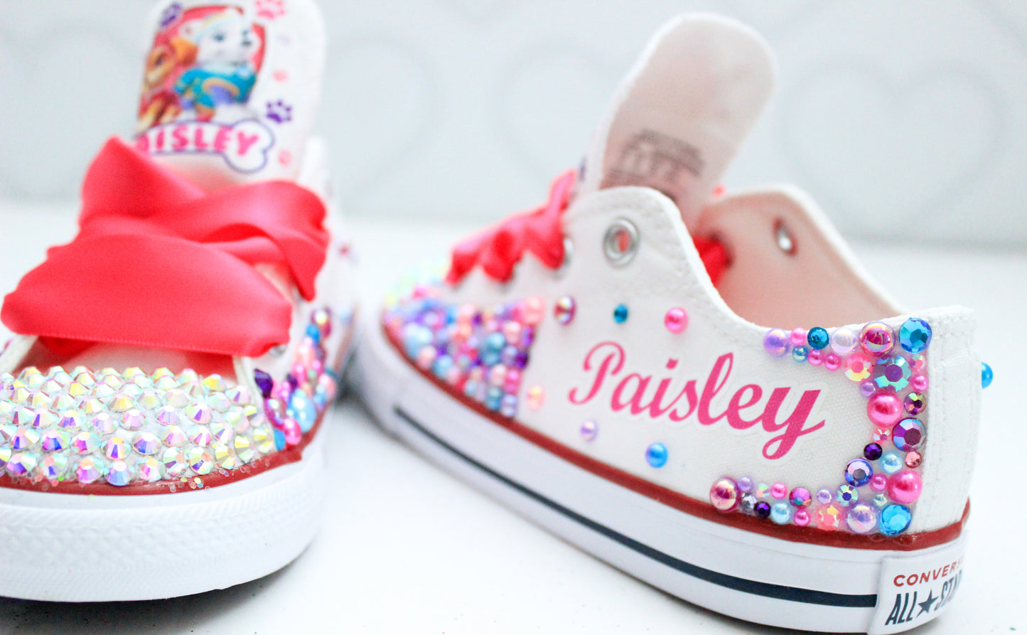 Paw patrol shoes- Paw patrol bling Converse-Girls Paw patrol Shoes-Paw patrol Converse