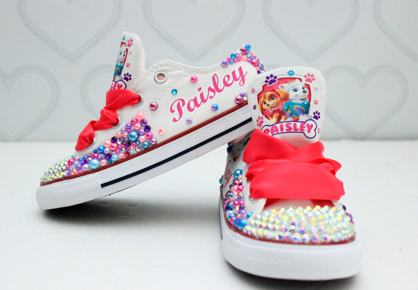Paw patrol shoes- Paw patrol bling Converse-Girls Paw patrol Shoes-Paw patrol Converse