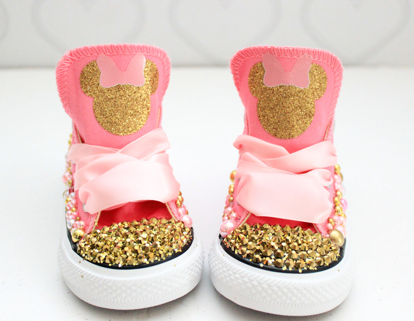 Minnie Mouse shoes- Minnie Mouse bling Converse-Girls Minnie Mouse Shoes-Minnie Mouse Converse