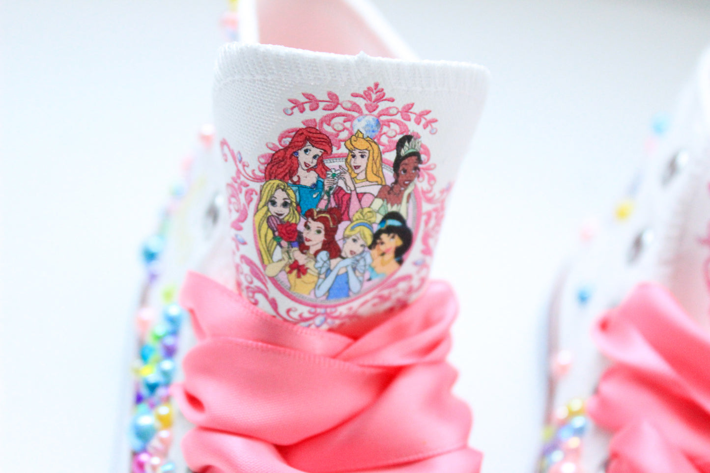 Princess shoes- Princess bling Converse-Girls Princess Shoes-Princess Converse