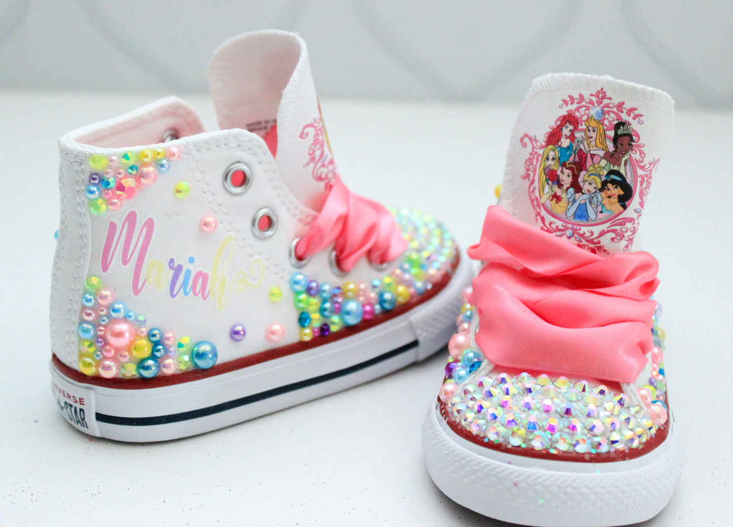 Princess shoes- Princess bling Converse-Girls Princess Shoes-Princess Converse