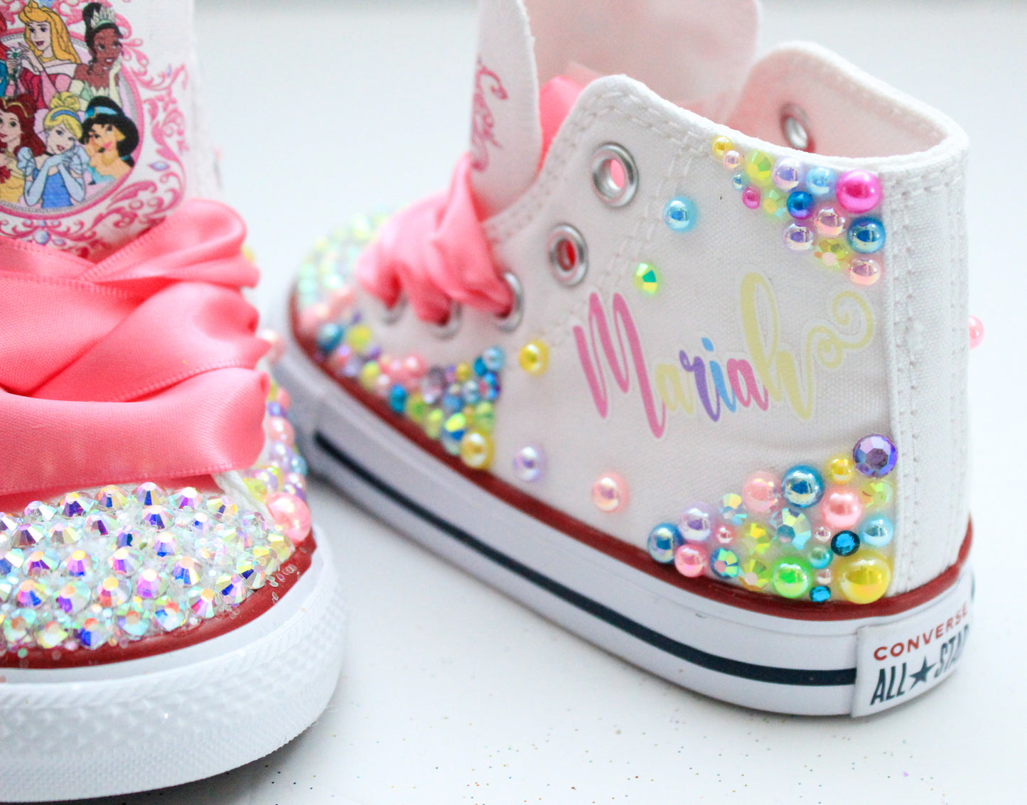 Princess shoes- Princess bling Converse-Girls Princess Shoes-Princess Converse