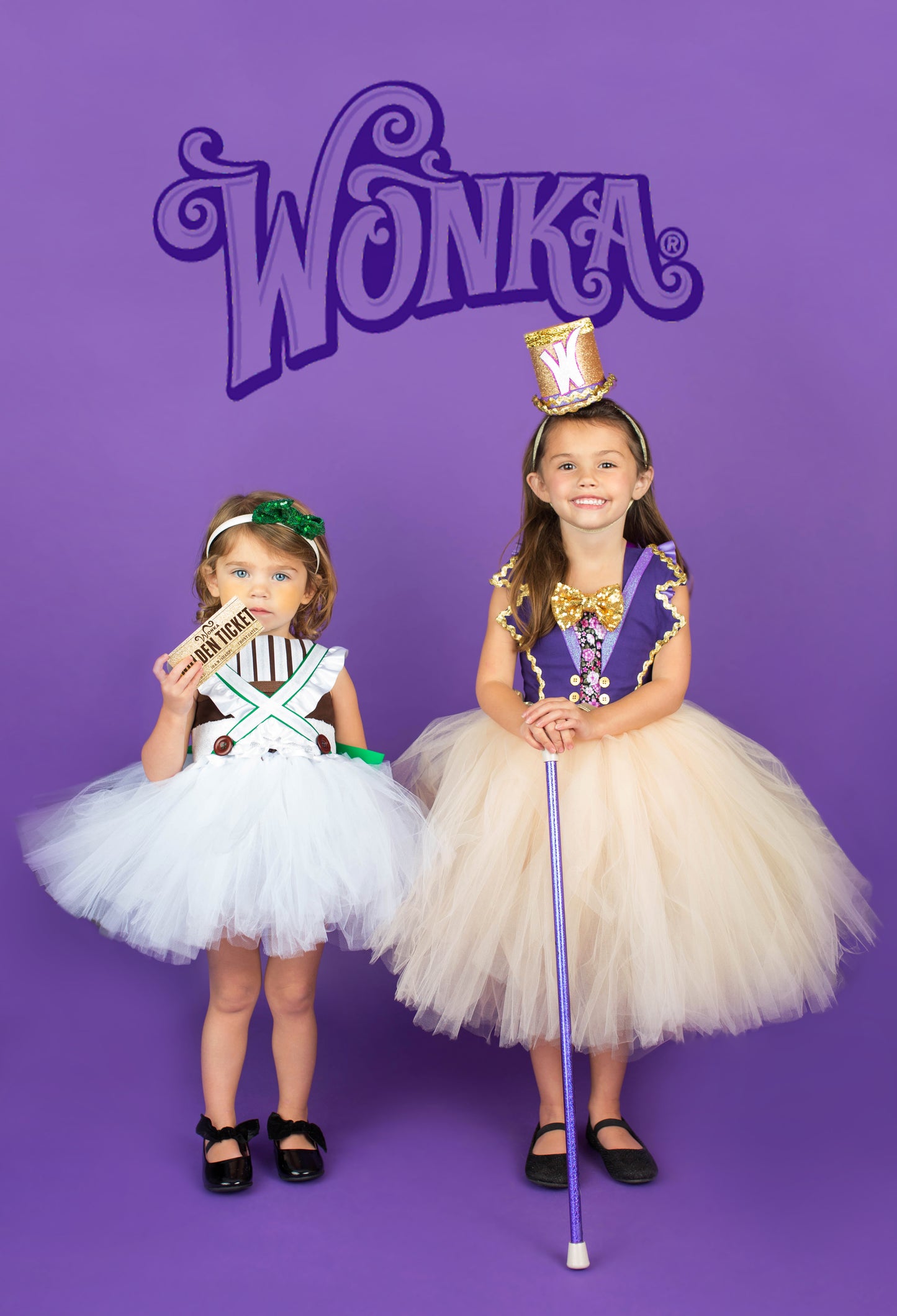 Willy Wonka Costume-Willy wonka Tutu Dress- Willy wonka dress