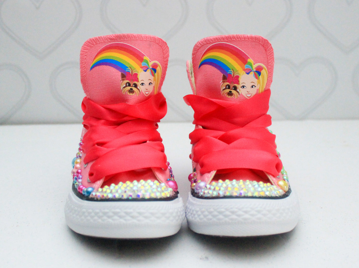 Jojo Siwa shoes-Jojo Siwa bling Converse-Girls Jojo Siwa Shoes-Jojo Siwa Converse