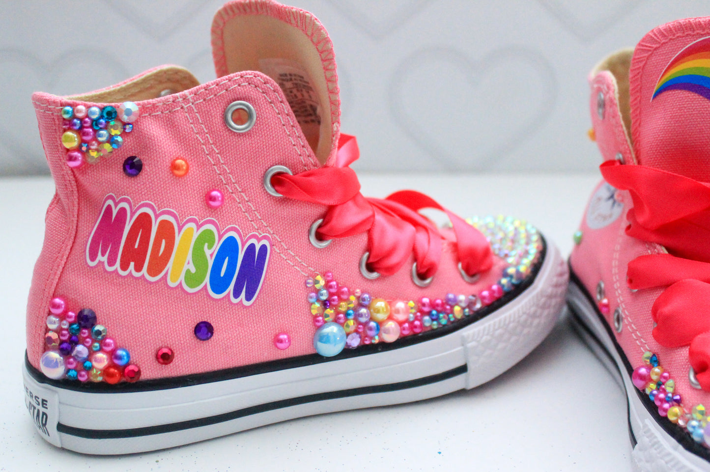 Jojo Siwa shoes-Jojo Siwa bling Converse-Girls Jojo Siwa Shoes-Jojo Siwa Converse