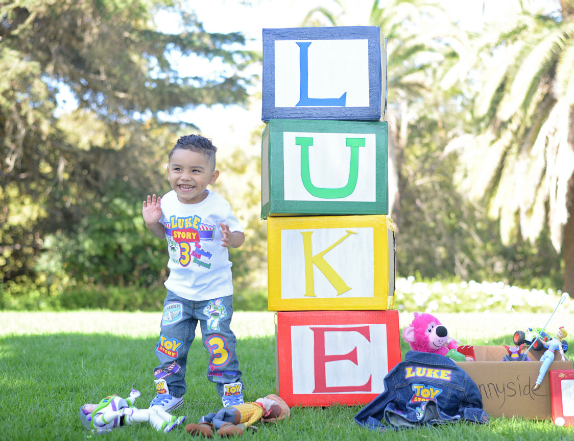 Toy story boys outfit - Toy story Denim Set-Boys Toy story boys denim set- toy story Birthday outfit