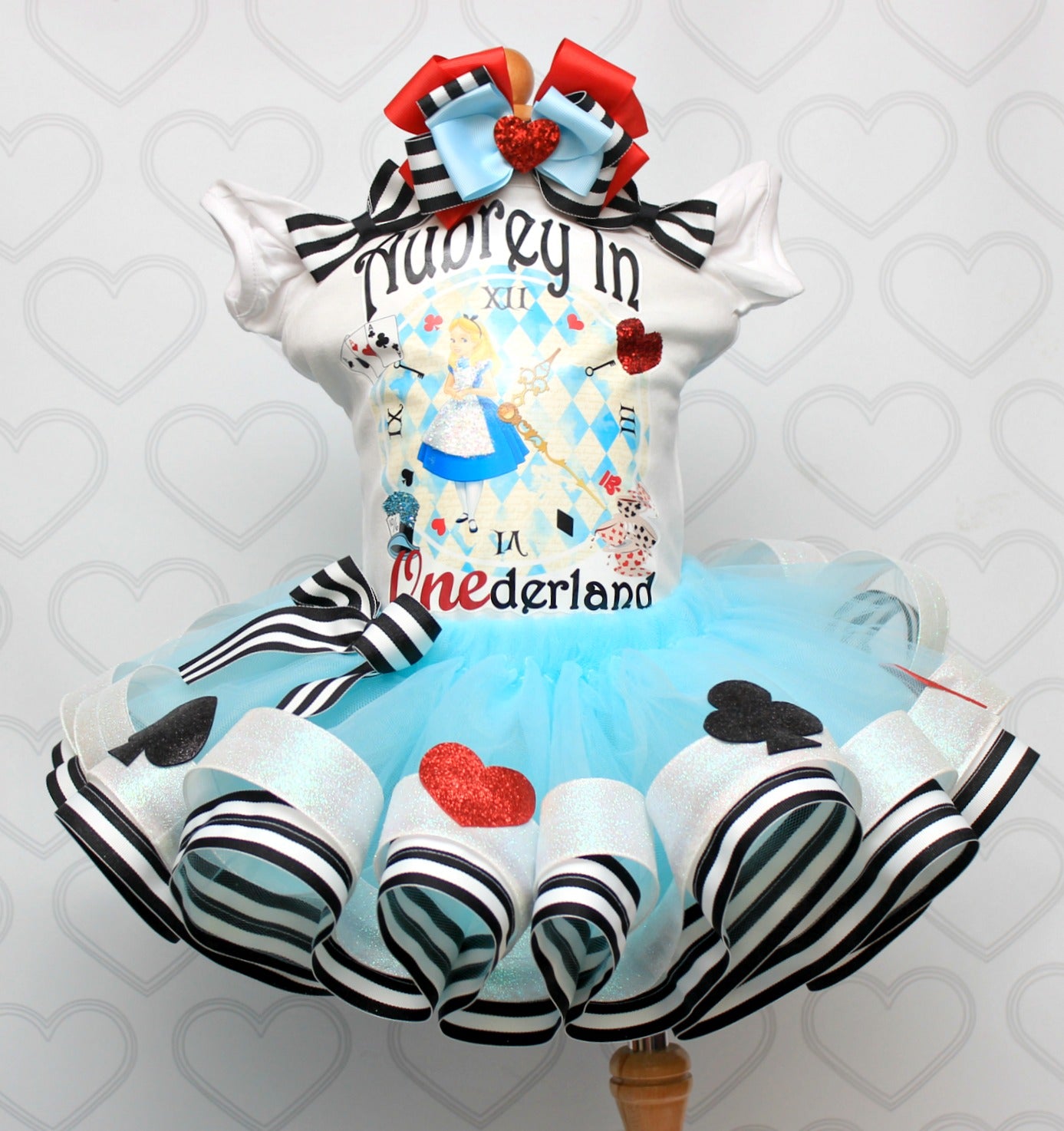 Alice In Wonderland tutu set-Alice In Wonderland outfit-Alice In Wonderland dress-Onederland tutu set Alice In Wonderland tutu set-Alice In Wonderland outfit-Alice In Wonderland dress-Onederland tutu set
