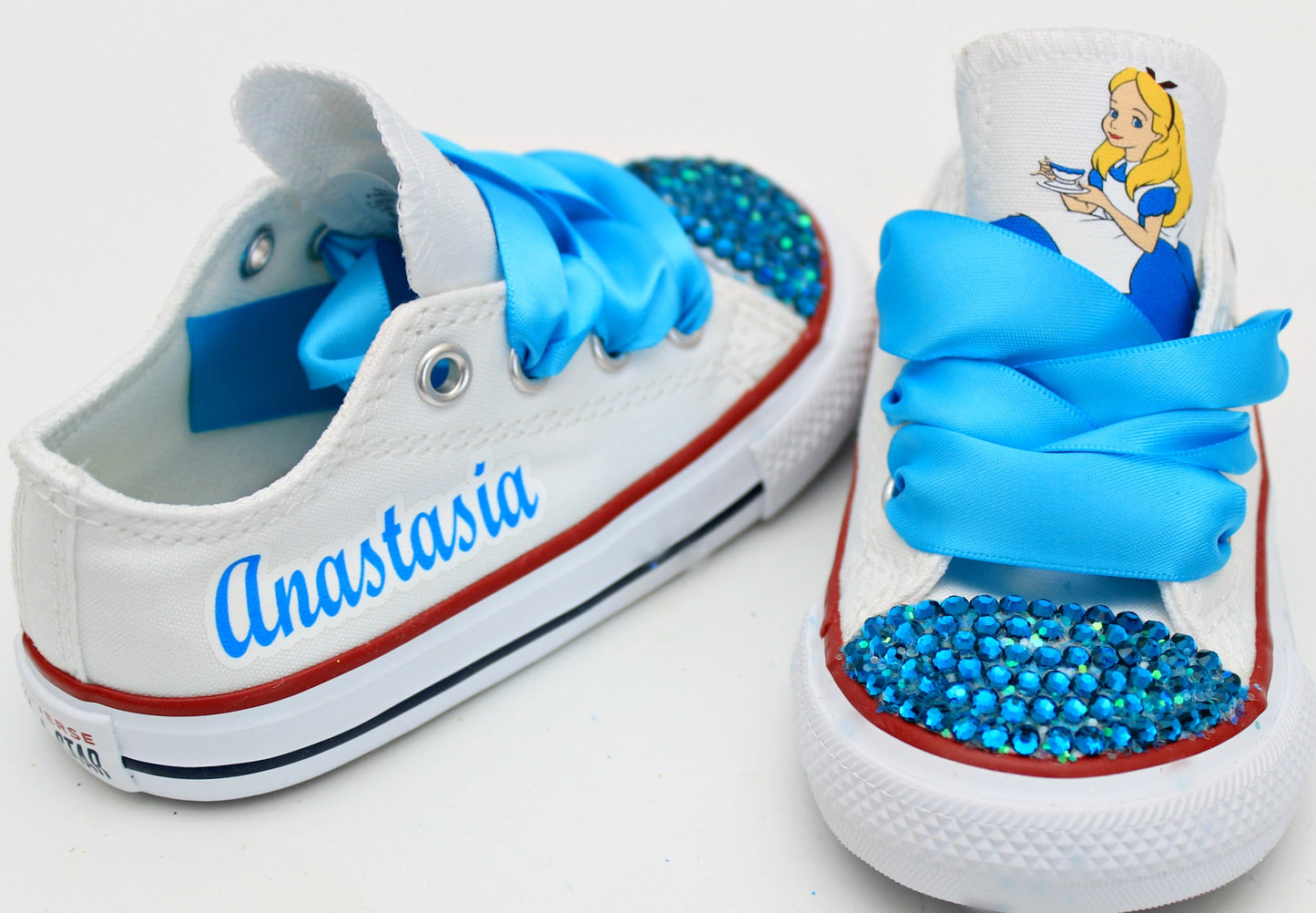 Alice in wonderland shoes- Alice in wonderland Converse-Girls alice in wonderland Shoes