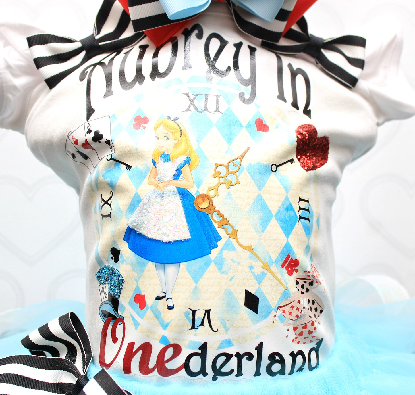 Alice In Wonderland tutu set-Alice In Wonderland outfit-Alice In Wonderland dress-Onederland tutu set