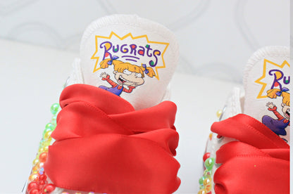 Rugrats shoes- Rugrats bling Converse-Girls Rugrats Shoes
