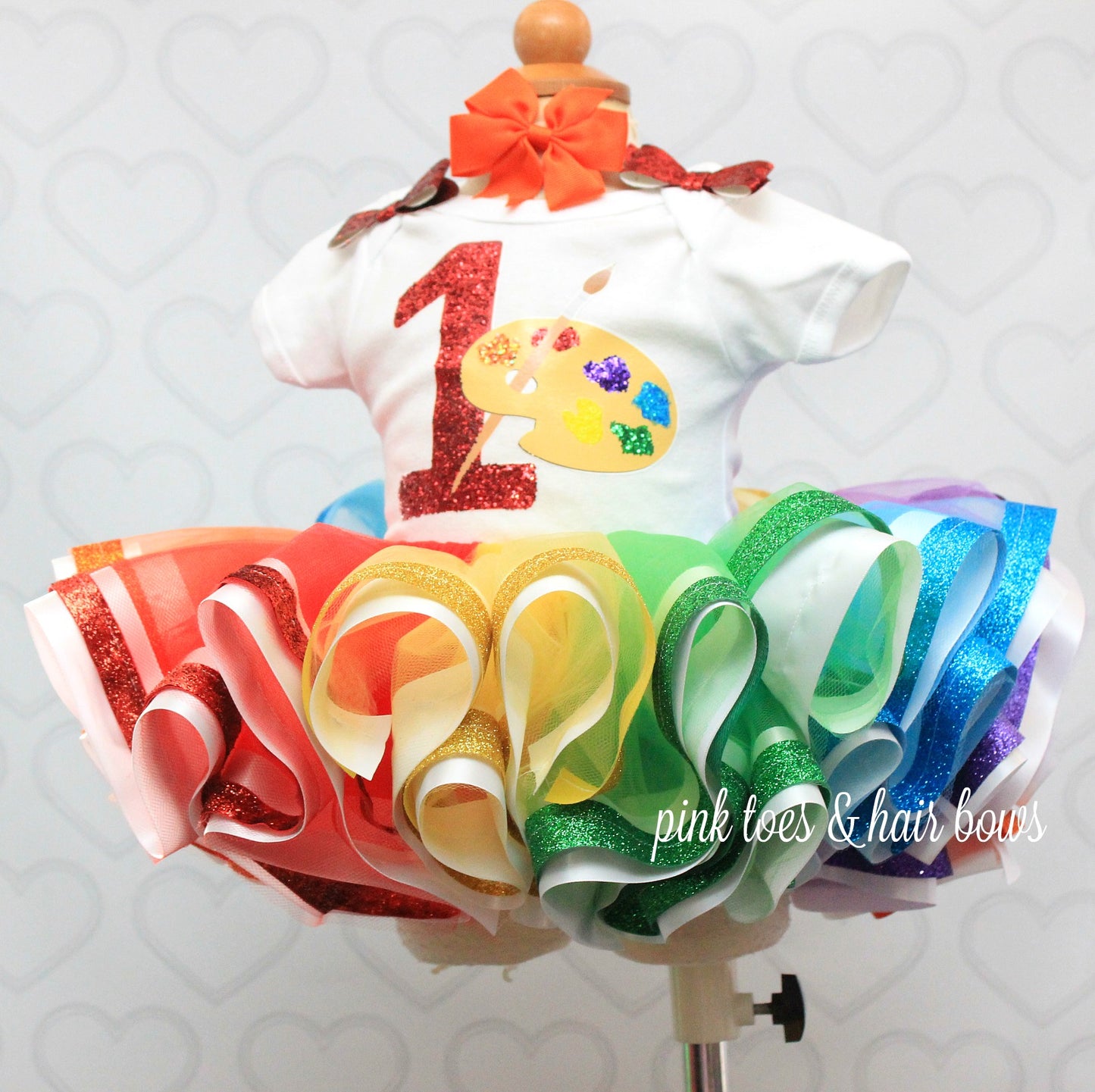 Paint tutu set-Paint outfit-Paint dress-Paint Party tutu-Art tutu set