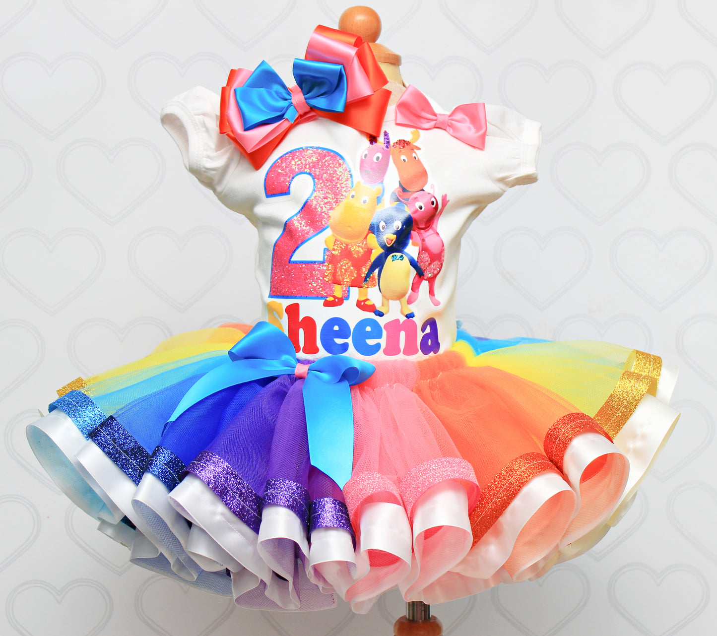 Backyardigans tutu set-Backyardigans outfit-Backyardigans dress