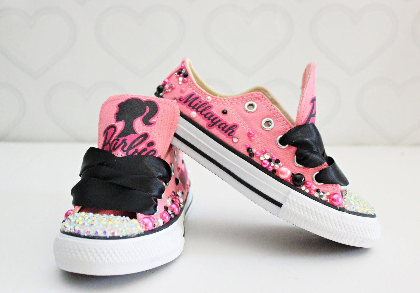 Barbie shoes- Barbie bling Converse-Girls Barbie Shoes