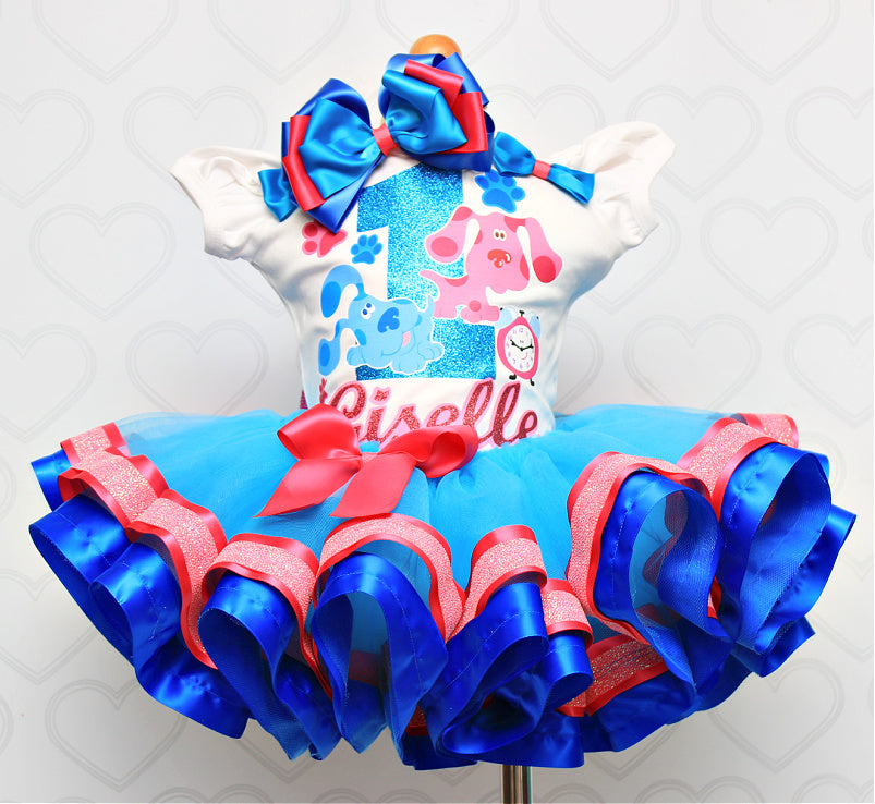 Blues Clues tutu set-Blues clues outfit-Blues Clues birthday-Blues Clues Dress Blues Clues tutu set-Blues clues outfit-Blues Clues birthday-Blues Clues Dress