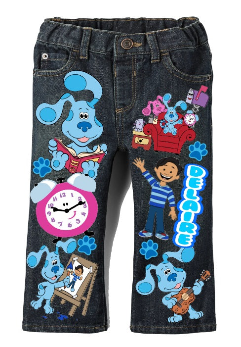 Blues Clues boys outfit -Blues Clues Denim Set-Boys Blues Clues denim set- Blues Clues Birthday outfit