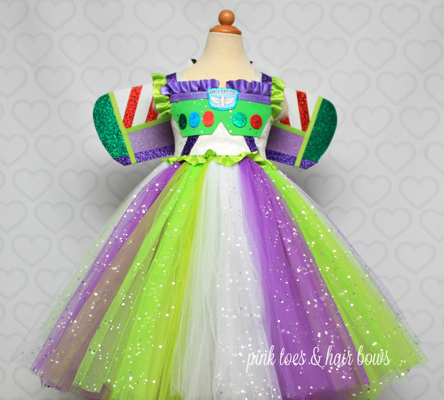 Buzz Lightyear Dress- toy story dress- toy story costume-buzz lightyear costume