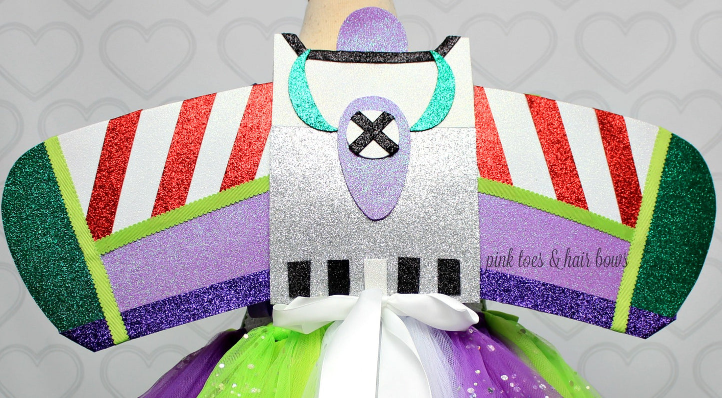 Buzz Lightyear Dress- toy story dress- toy story costume-buzz lightyear costume