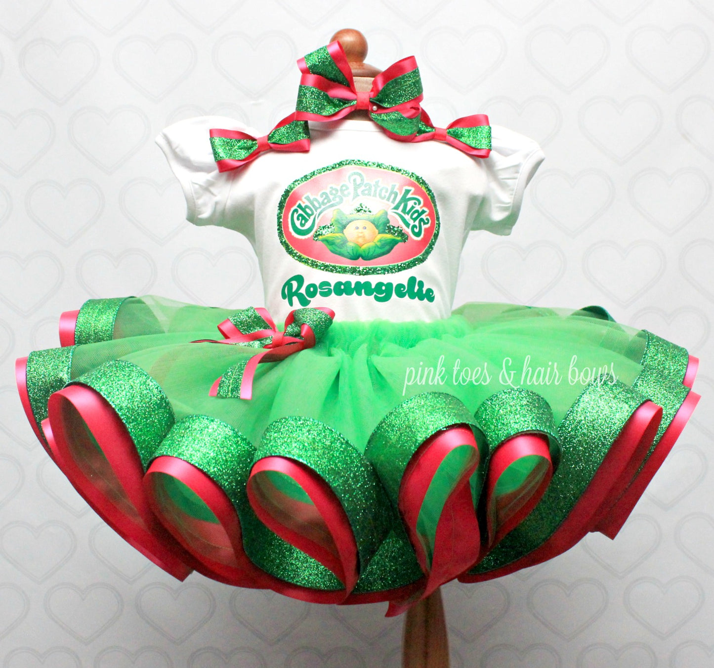 Cabbage Patch tutu set- Cabbage patch outfit-Cabbage patch dress