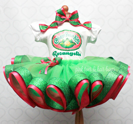 Cabbage Patch tutu set- Cabbage patch outfit-Cabbage patch dress