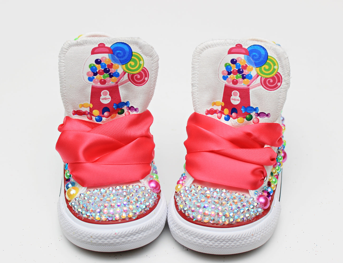 Candy Land shoes- Candy Land bling Converse-Girls Candy Land Shoes-Candy Land Converse