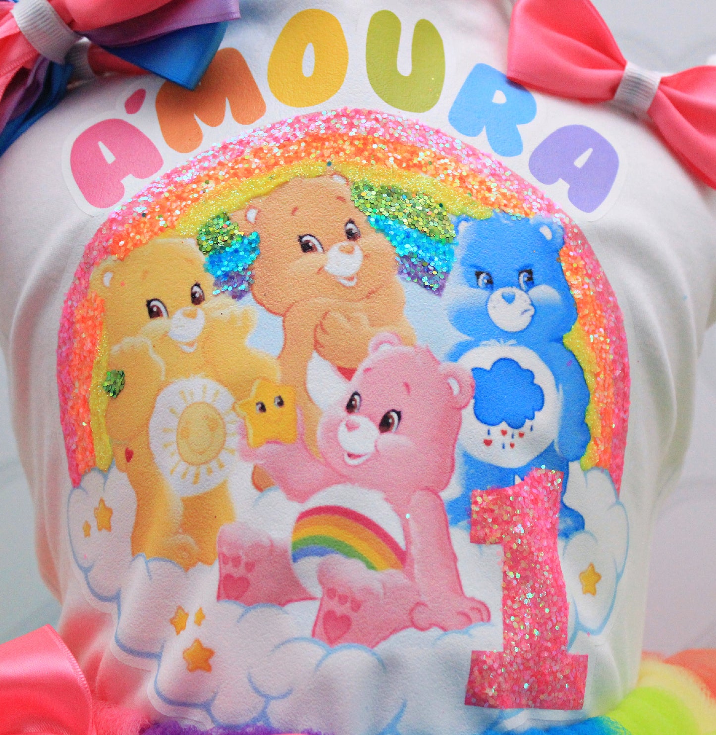 Care Bears tutu set-Care Bears outfit-Care Bears dress