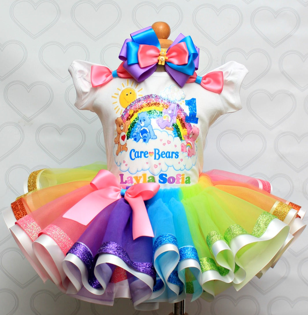 Care Bears tutu set-Care Bears outfit-Care Bears dress