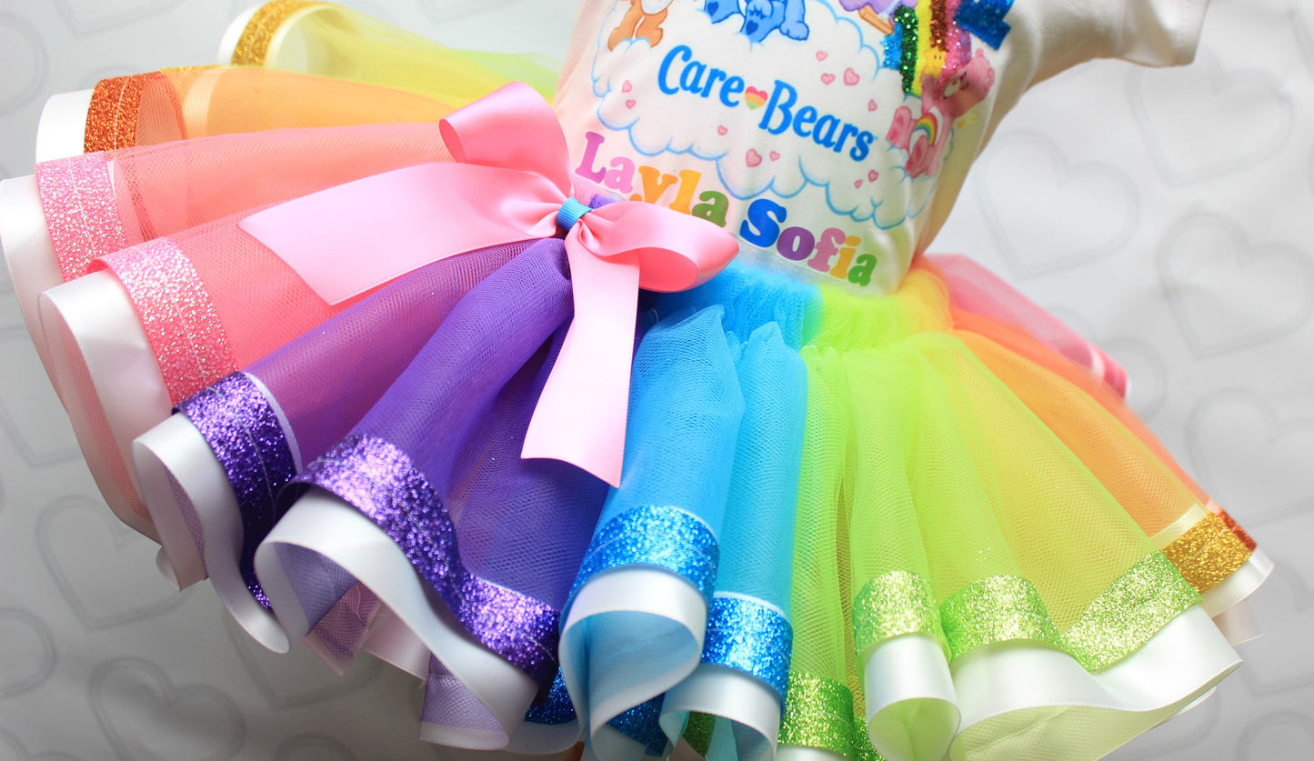 Care Bears tutu set-Care Bears outfit-Care Bears dress