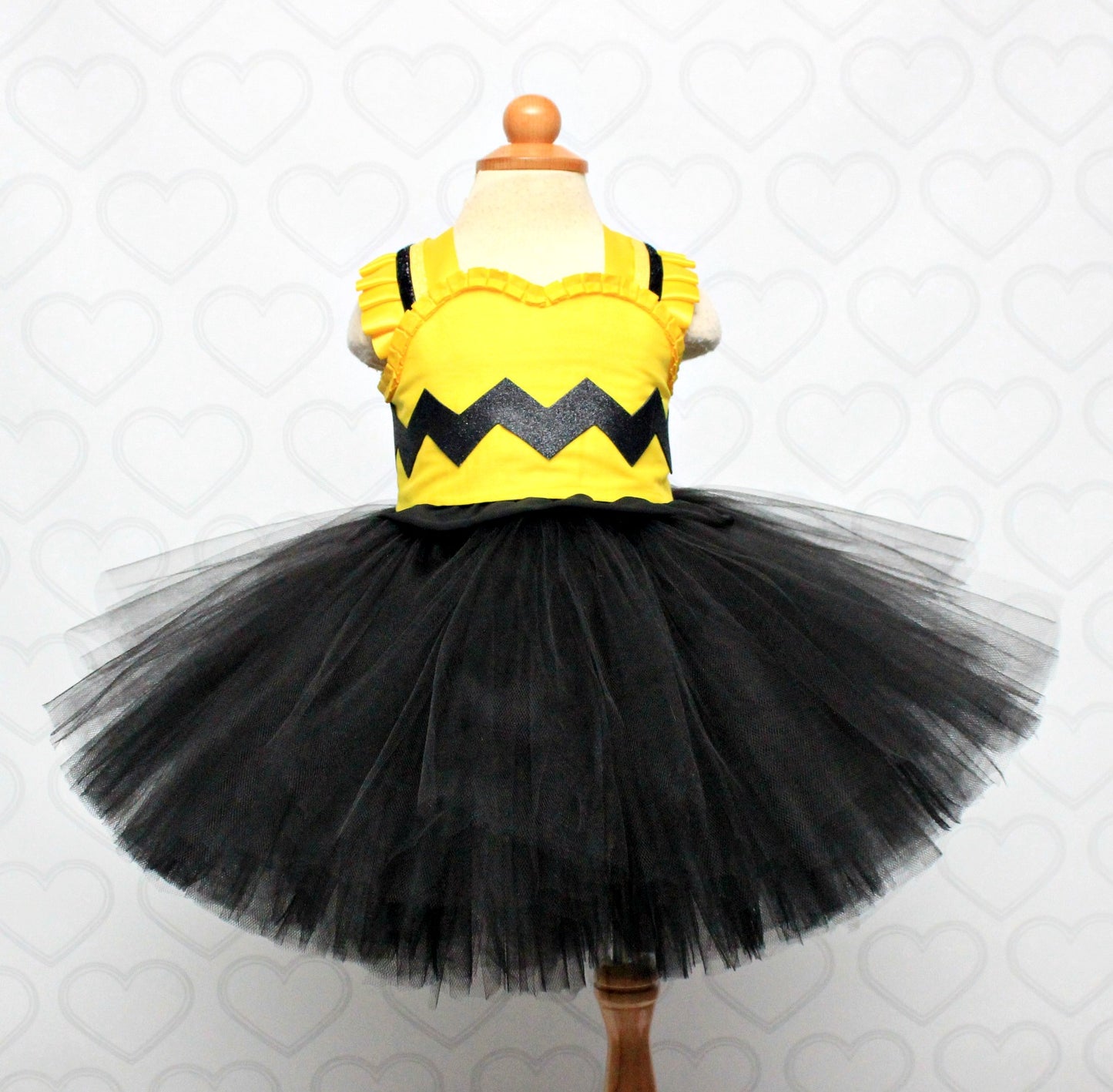 Charlie Brown Dress-Charlie brown costume- Charlie brown tutu- Charlie brown tutu dress