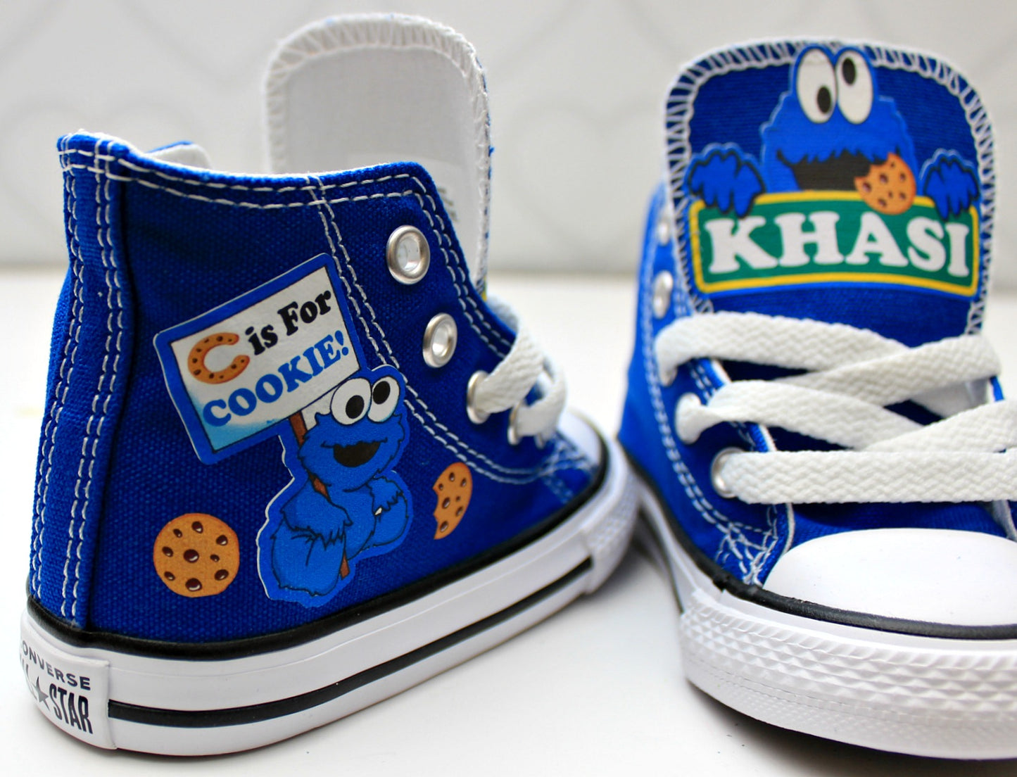 Cookie Monster shoes- Cookie Monster Converse-Boys Cookie Monster Shoes