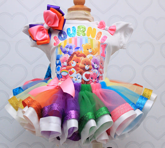 Care Bears tutu set-Care Bears outfit-Care Bears dress
