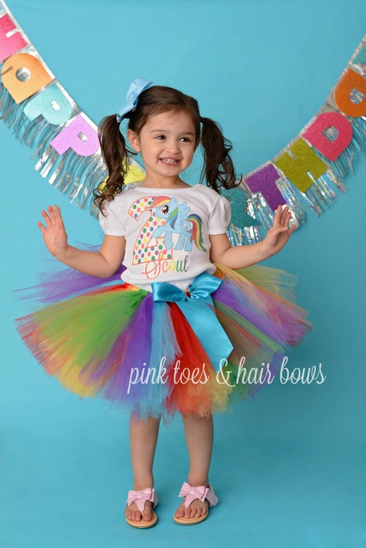 Rainbow Dash Tutu Set