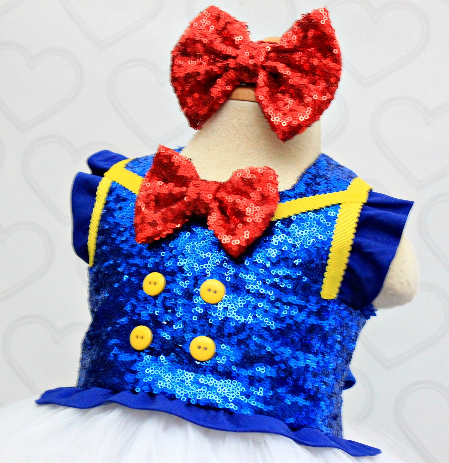 Donald Duck Tutu dress- Donald Duck tulle dress- Donald Duck dress- Donald Duck costume