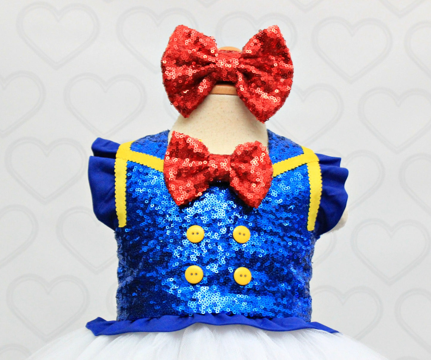 Donald Duck Tutu dress- Donald Duck tulle dress- Donald Duck dress- Donald Duck costume