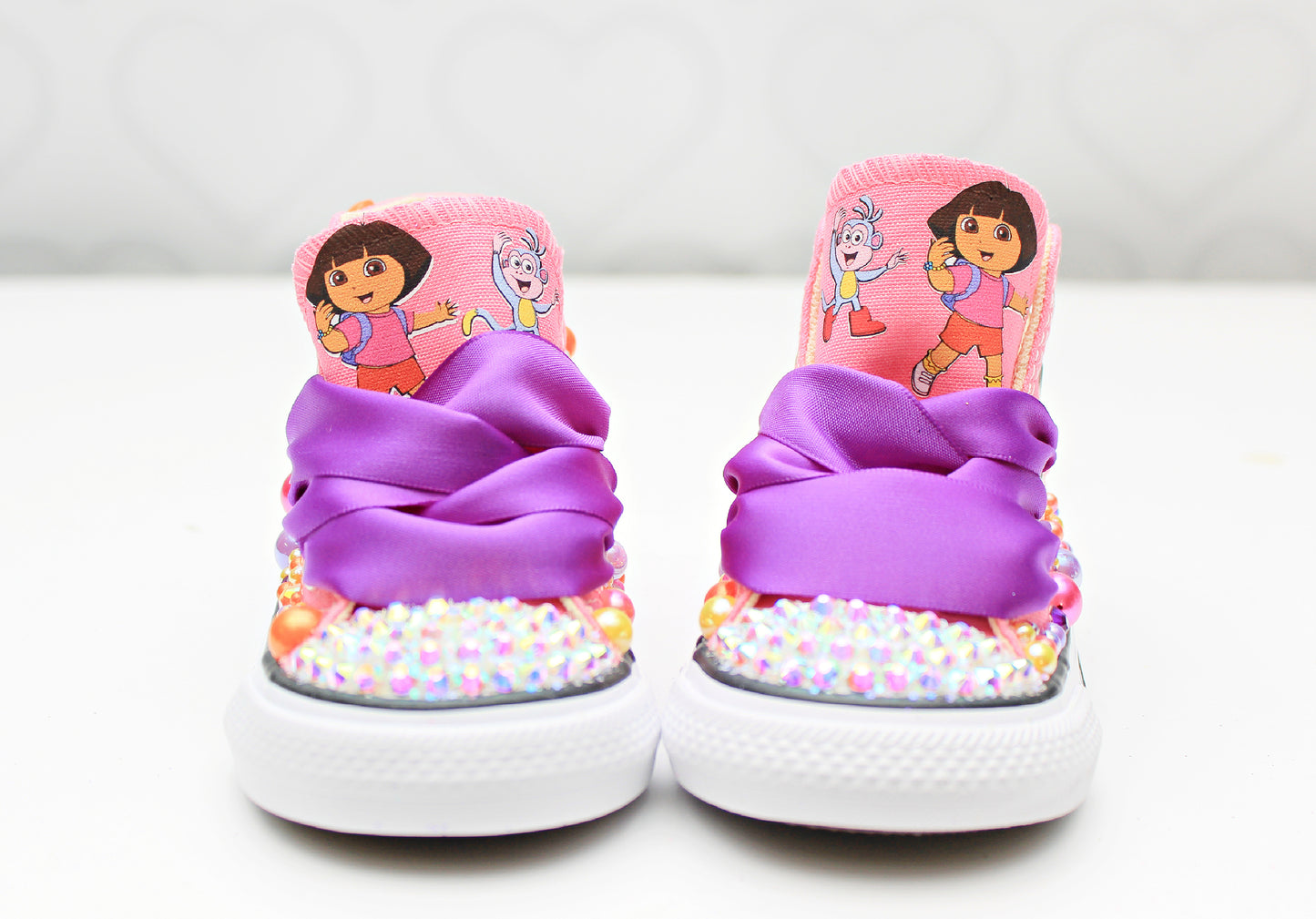 Dora the explorer shoes- Dora the explorer bling Converse-Girls Dora the explorer Shoes-Dora the explorer Converse