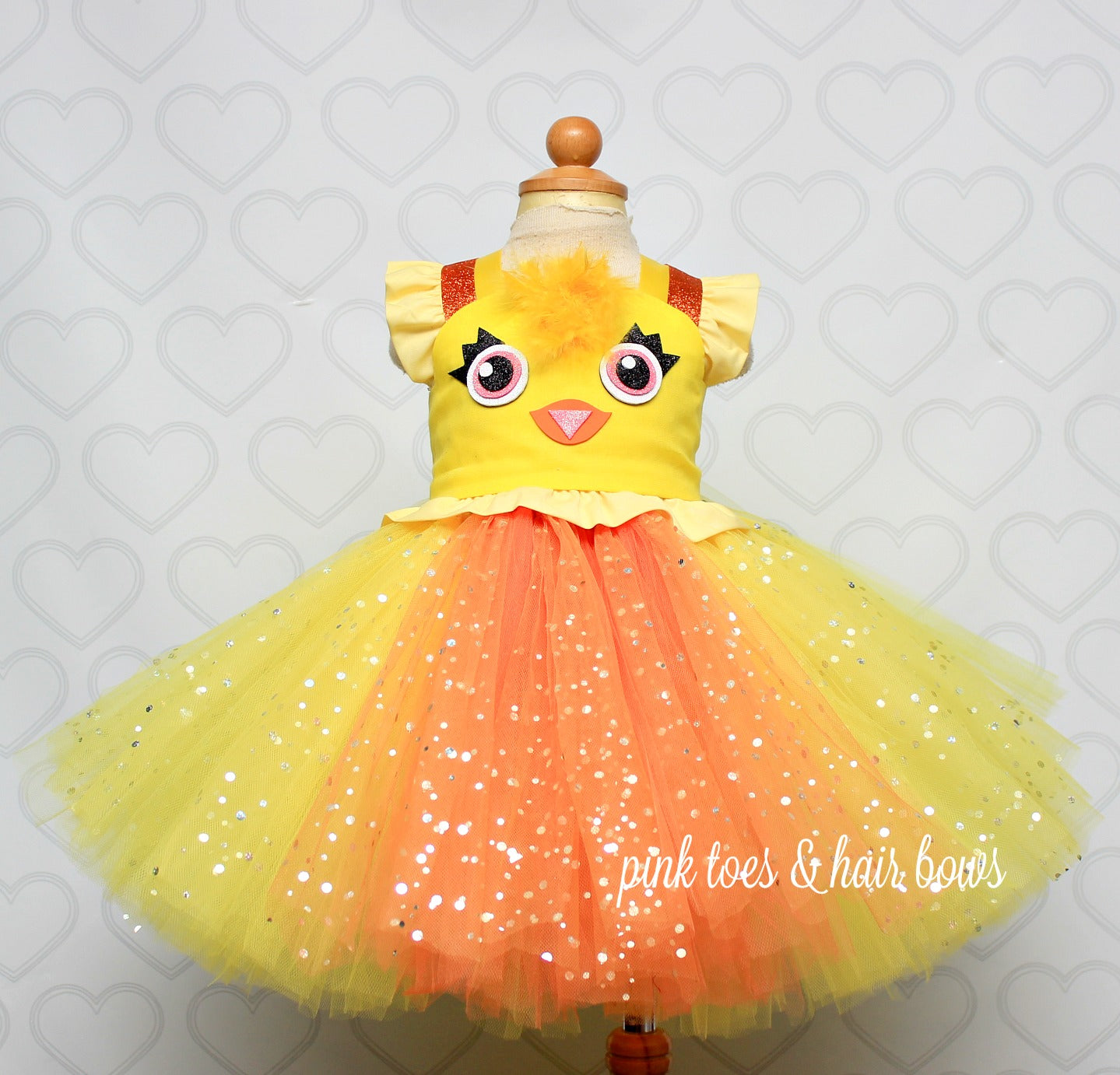 Ducky Dress-Ducky tutu set-Ducky outfit-Ducky tutu dress-Toy story costume