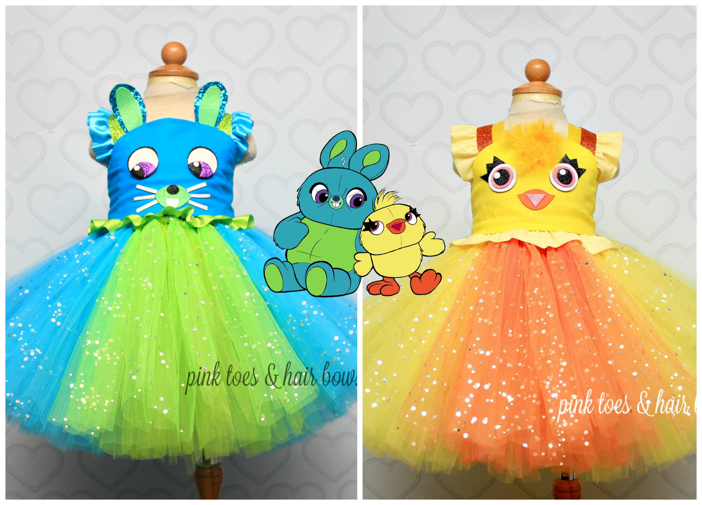 Ducky Dress-Ducky tutu set-Ducky outfit-Ducky tutu dress-Toy story costume